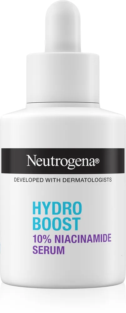 Neutrogena Hydro Boost® kosteuttava seerumi sisältää niasiiniamidia 30 ml