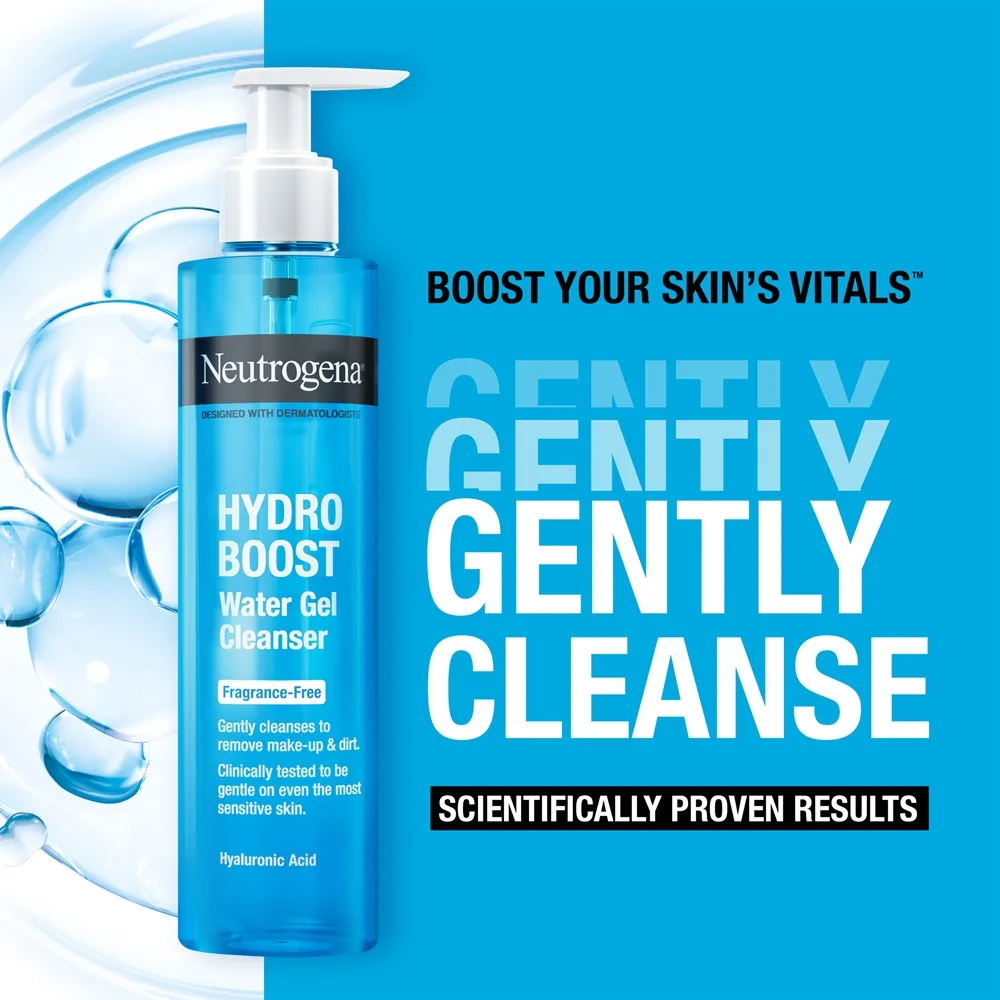 Neutrogena Hydro Boost® Mild rengörande gel 200 ml