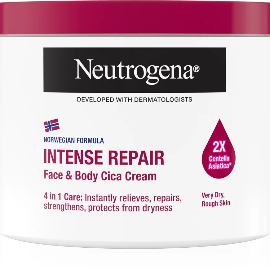 Neutrogena Intense Repair Cica Vårdande kroppskräm För torr hud 400 ml