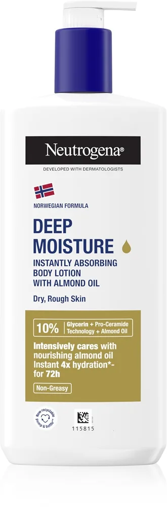 Neutrogena Norwegian Formula® Deep Moisture Djupt fuktgivande kräm Med olja 400 ml