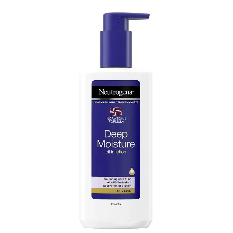 Neutrogena Norwegian Formula Deep Moisture Oil In Lotion 250ml