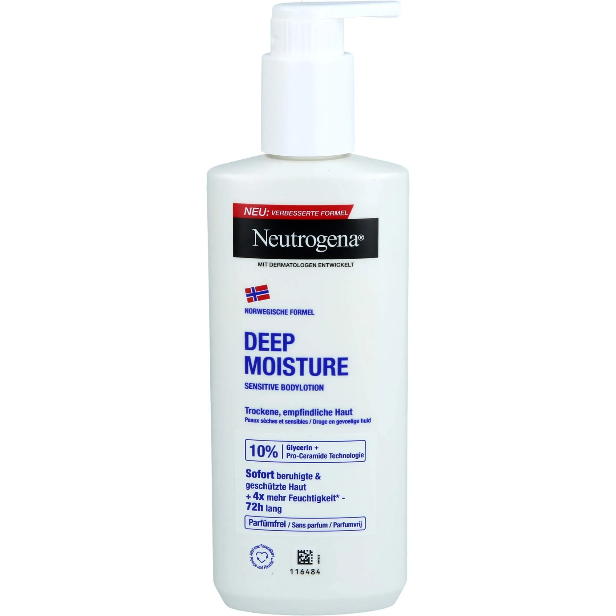 Neutrogena Deep Moisture Bodylotion sensitive 250 ml - Zur Hautpflege