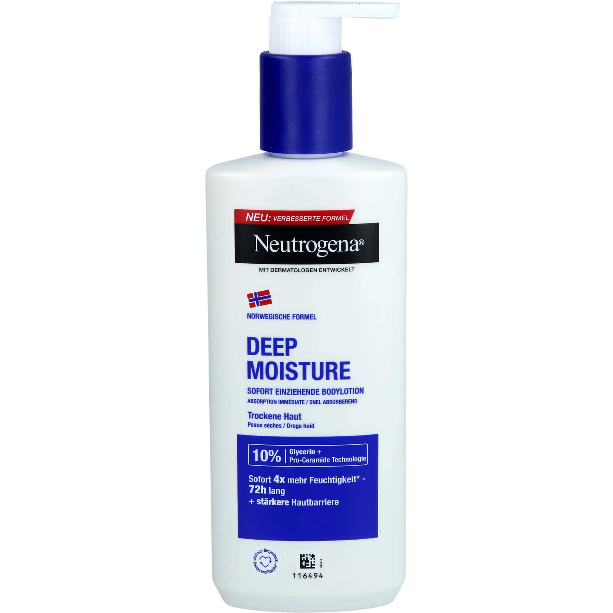 Neutrogena Deep Moisture Bodylotion 250 ml - Bei trockener Haut