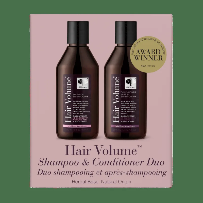 New Nordic Hair Volume Shampoo & Conditioner Pakke (1 sæt)