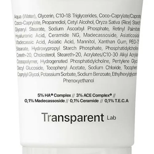 Transparent Lab Barrier Restoring Hydrating Cream (50 ml)