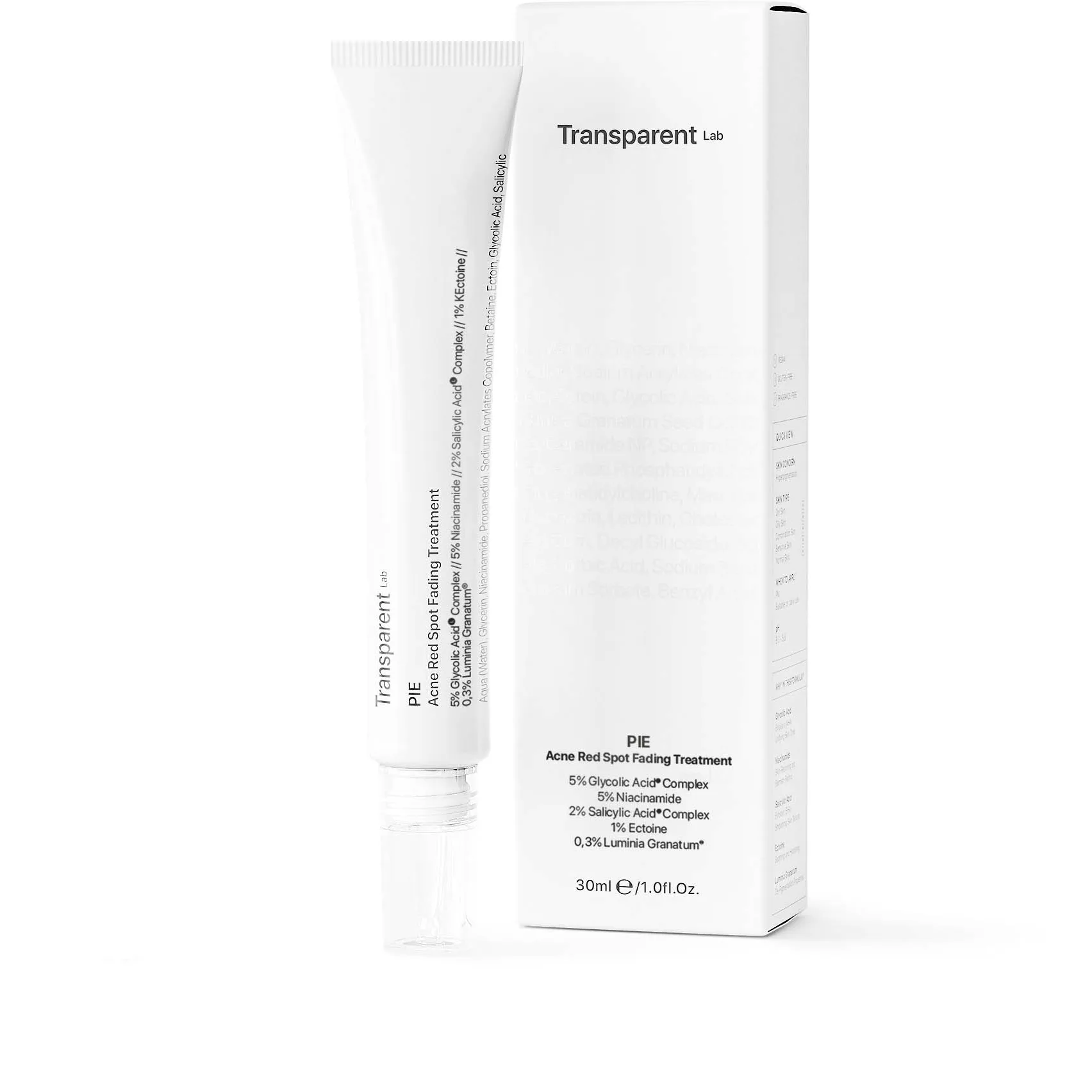Niche Beauty Lab Transparent Lab P.I.E Acne Red Spot Fading Treatment - 30 ml
