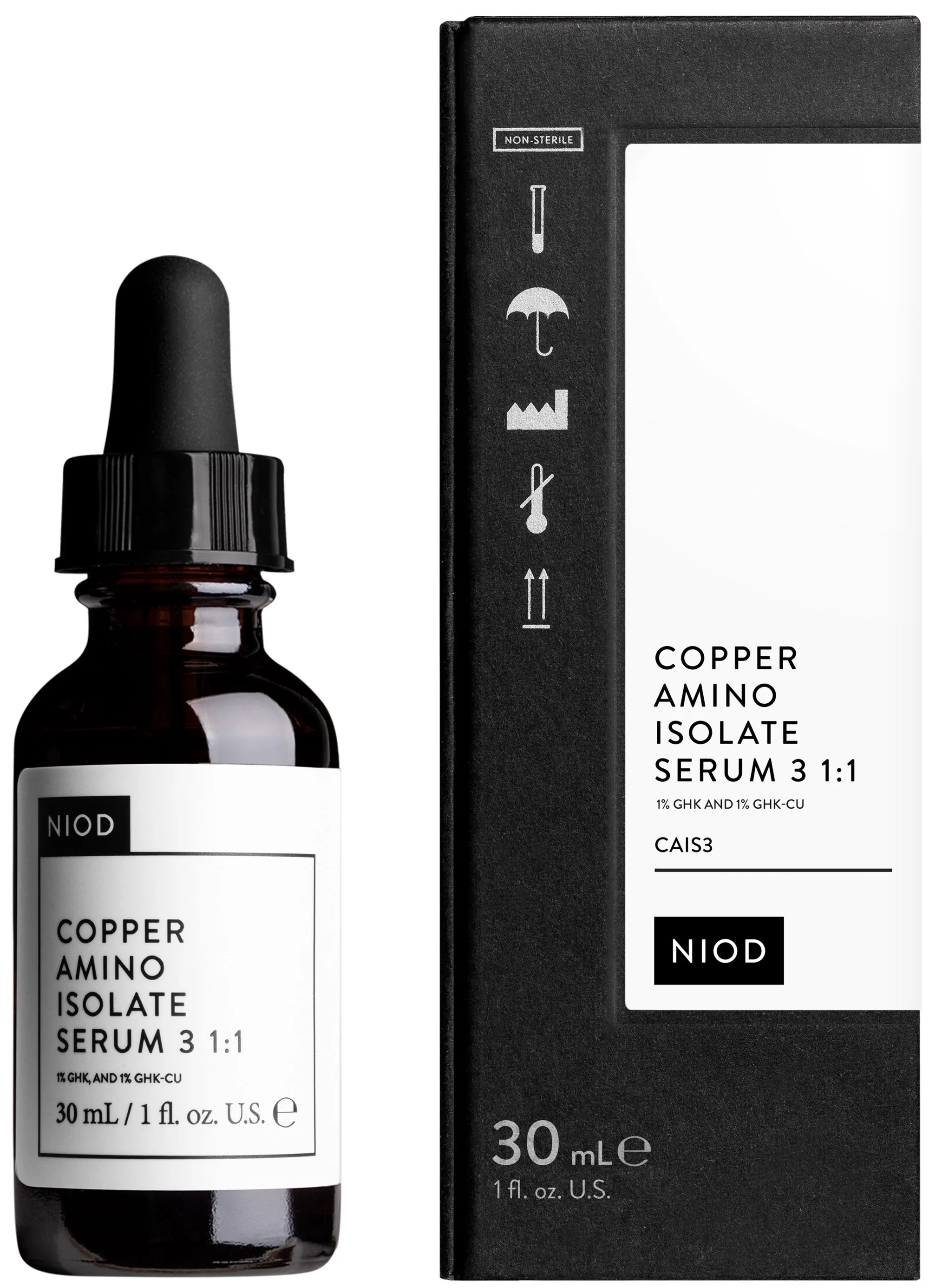 NIOD Copper Amino Isolate Serum 3 1:1  30 ml
