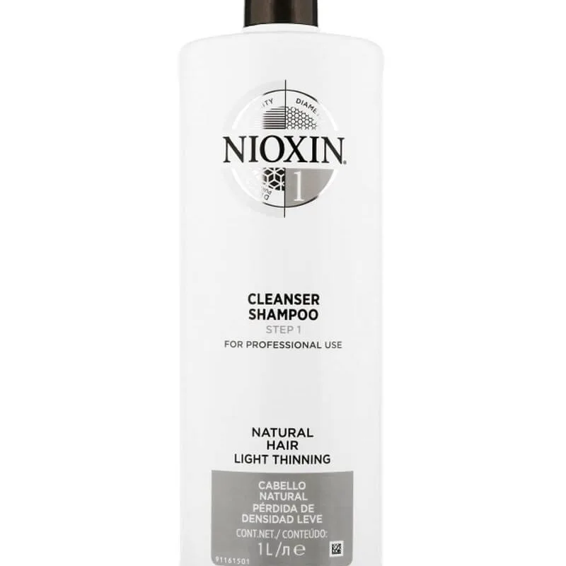 Nioxin 1 Cleanser Shampoo (U) 1000 ml