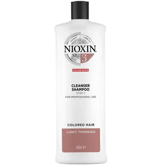 Nioxin Cleanser Shampoo System 3 1000 ml.