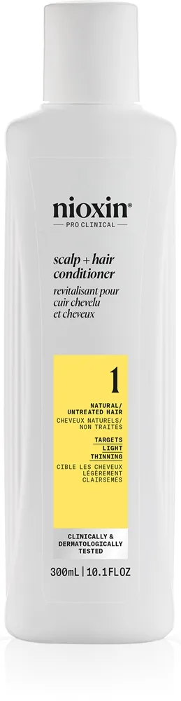 Nioxin System 1 Hårbalsam Til at behandle tyndt hår 300 ml