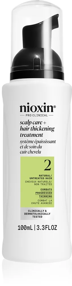 Nioxin System 2 Scalp + Hair Thickening Treatment Leave-in behandling För att behandla uttunnat hår 100 ml