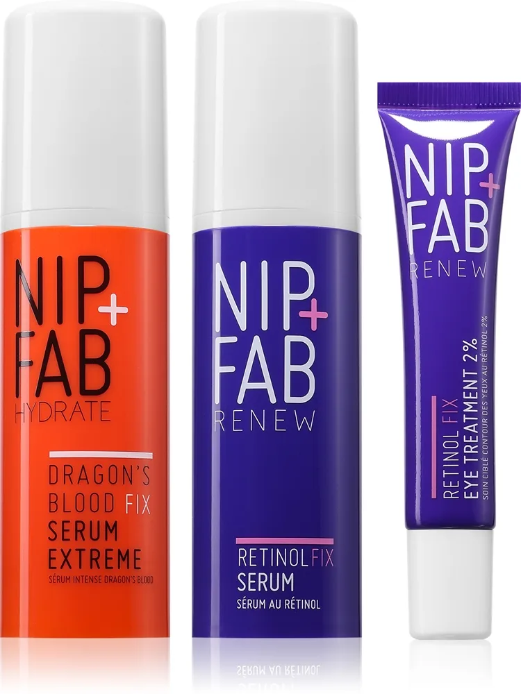 NIP+FAB Retinol Fix Bundle uppsättning för hudvård