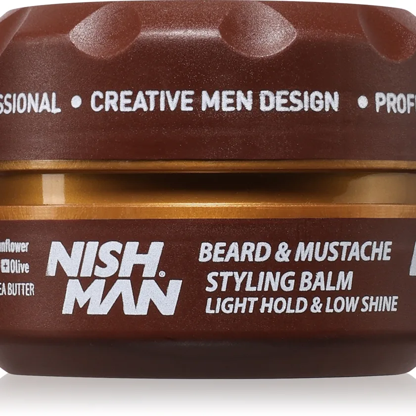 Nish Man Beard & Mustache Skäggvax 100 ml