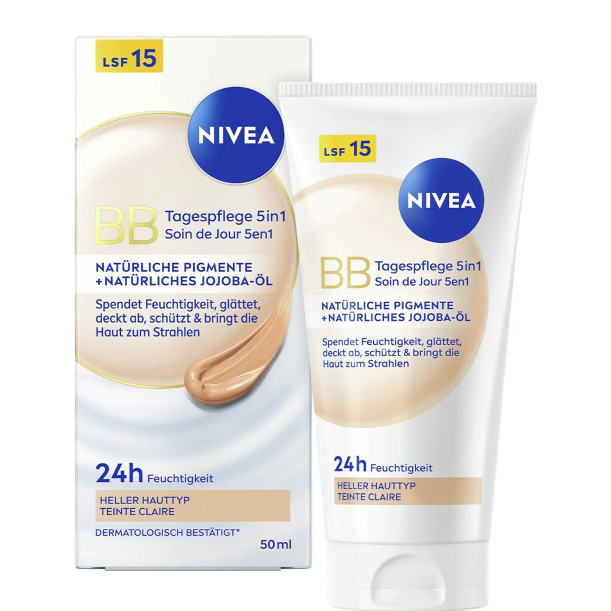 NIVEA 5in1 bb För ljus hud SPF 15 BB Cream