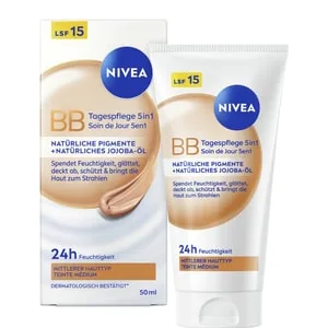 NIVEA 5in1 BB keskitummalle ja tummalle ihotyypille SK 15 BB-voide
