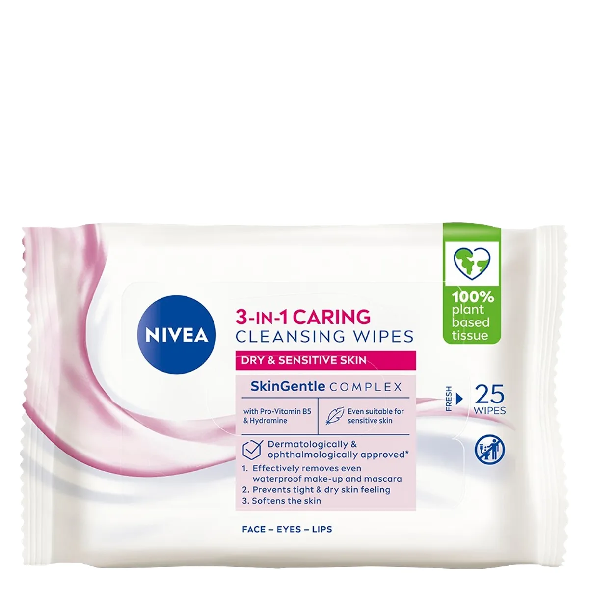 NIVEA Ansiktsservetter Gentle Cleansing Wipes 25 st
