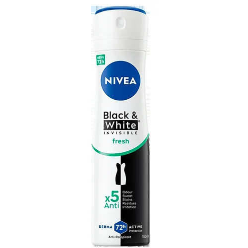 Nivea Black & White Fresh Female Spray (150 ml)