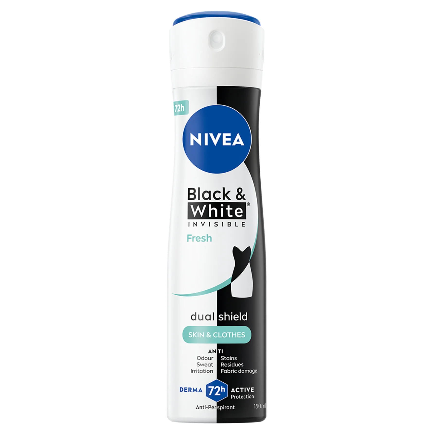 Nivea Black & White Fresh Spray 150 ml