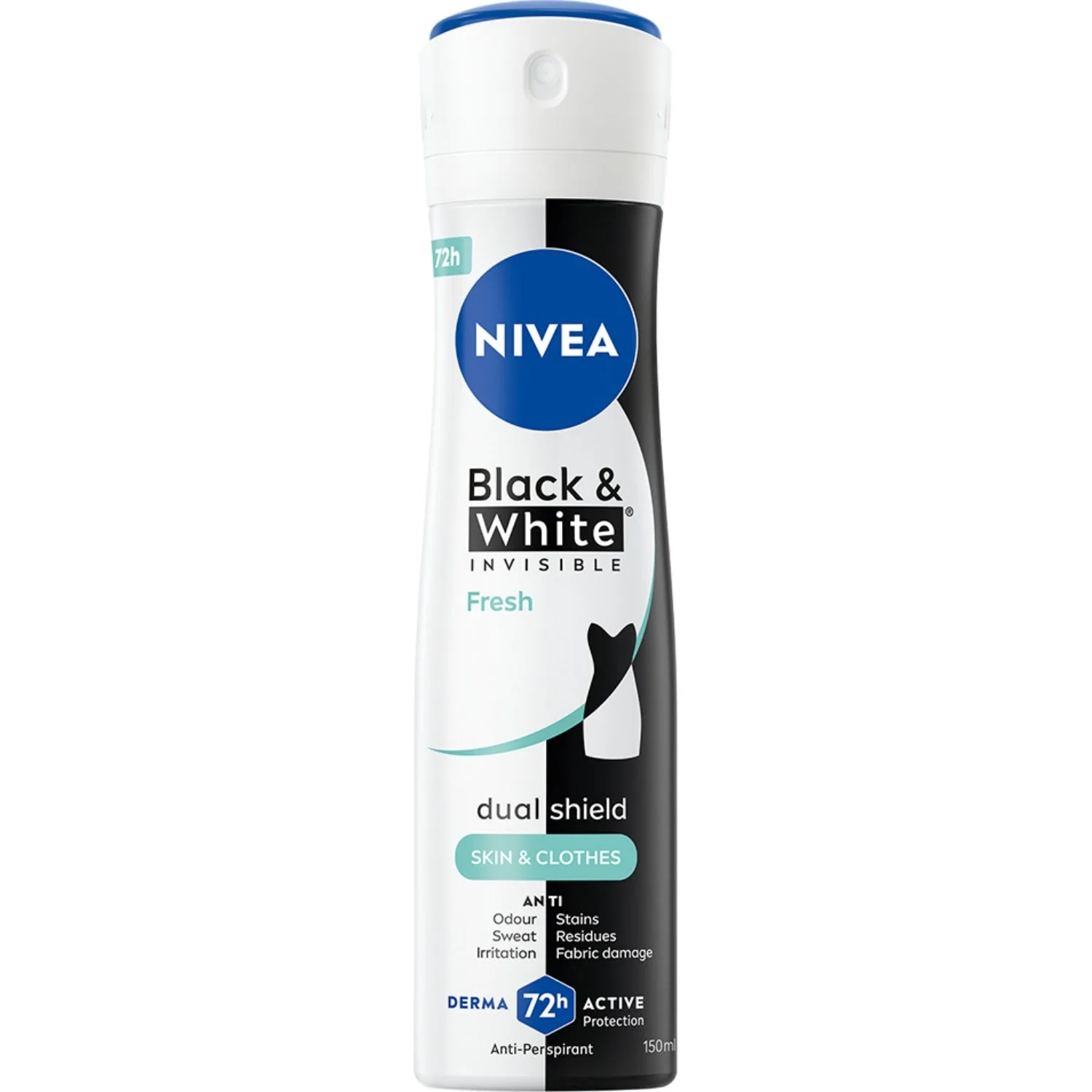 NIVEA Black & White Fresh Spray 150 ml
