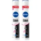 NIVEA Black & White Invisible Clear Antiperspirant Spray Ekonomiförpackning
