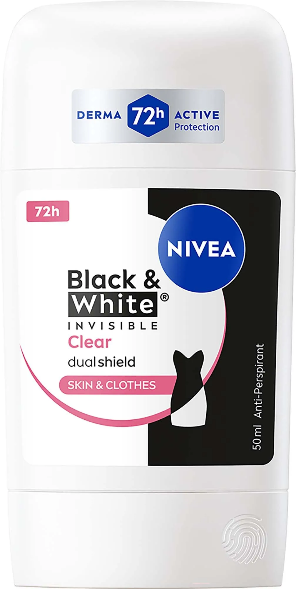 NIVEA Deo Black & White Anti-Stain Invisible Stick 50ml