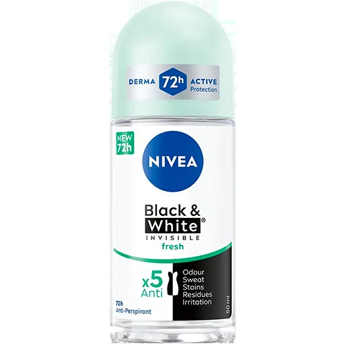 Nivea Black & White Fresh Female Roll On (50 ml)