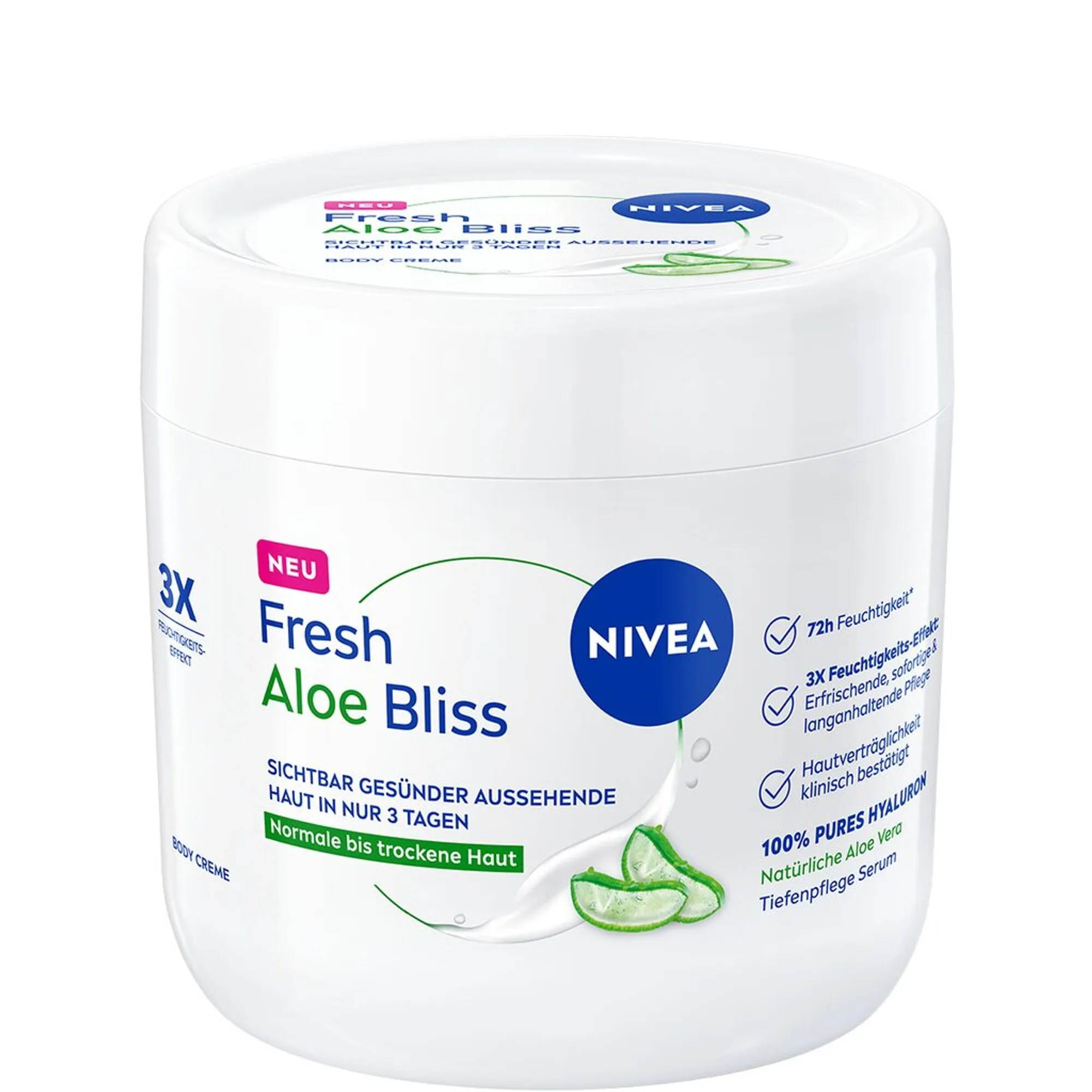 NIVEA Body Fresh Aloe Bliss Body Creme Vartaloemulsio