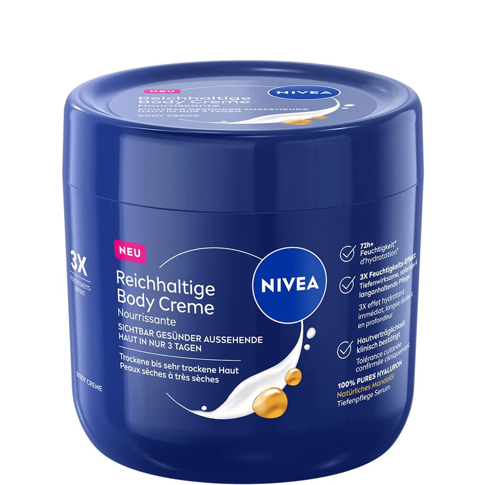NIVEA Body täyteläinen vartalovoide Vartaloemulsio