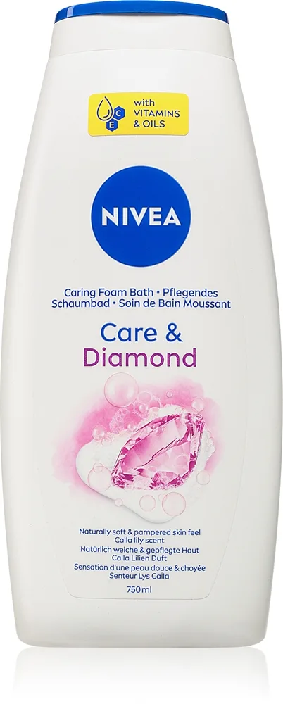 NIVEA Care & Diamond Dusch- och badtvål 750 ml