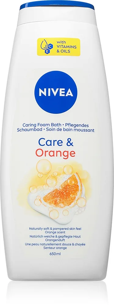 NIVEA Care & Orange hoitava suihkugeeli 650 ml
