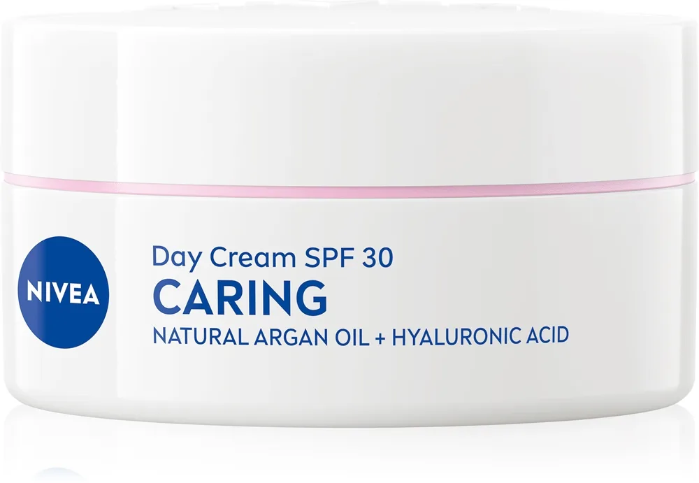 NIVEA Caring Närande dagkräm för torr hud SPF 30 50 ml