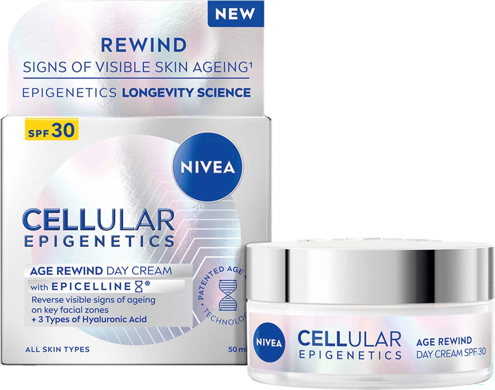 NIVEA Cellular Epigenetics Age Rewind Day Cream SPF30 50 ml