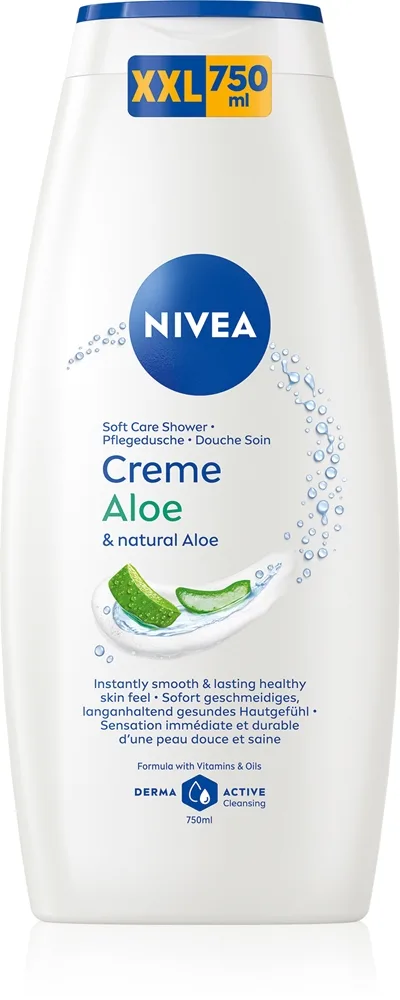 NIVEA Creme Aloe hoitava suihkugeeli 650 ml