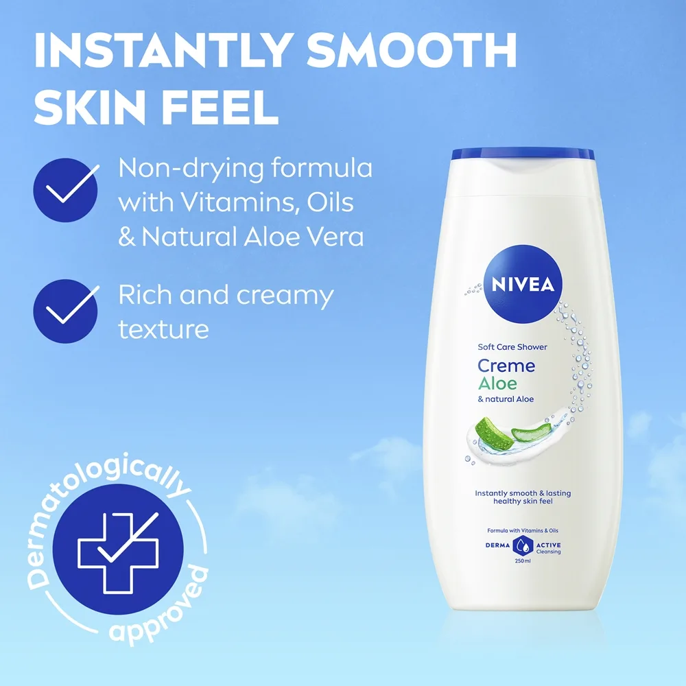 NIVEA Creme Aloe Vårdande duschgel 750 ml