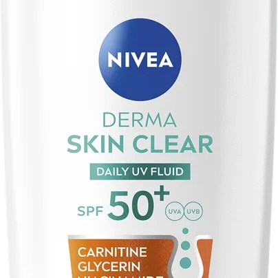 NIVEA Derma Skin Clear Lättviktsskyddsvätska SPF 50+ 40 ml