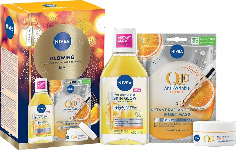 NIVEA Q10 Giftpack Skin Glowing 1 kpl