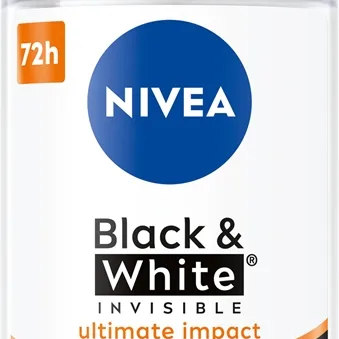 NIVEA Invisible Black & White Ultimate Impact Roll-On Antiperspirant För kvinnor 50 ml