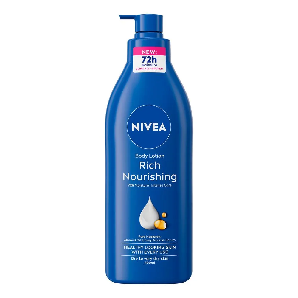 Nivea Body Essentials Caring Milk Pump 400 ml