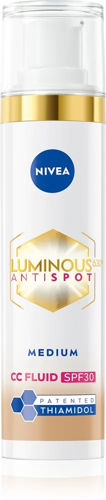 NIVEA Luminous 630 Anti Spot Lysnende CC creme SPF 30 Skygge Medium 40 ml