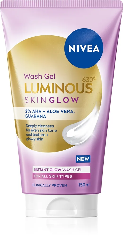 NIVEA Luminous Skin Glow Ansigts rensegel med lysende effekt 150 ml