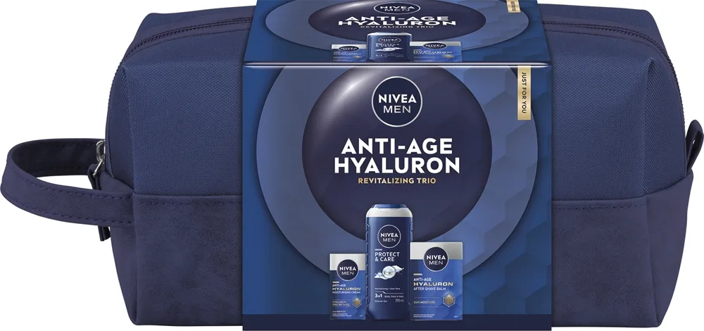 NIVEA MEN Anti-Age Hyaluron Presentförpackning för ansikte och kropp
