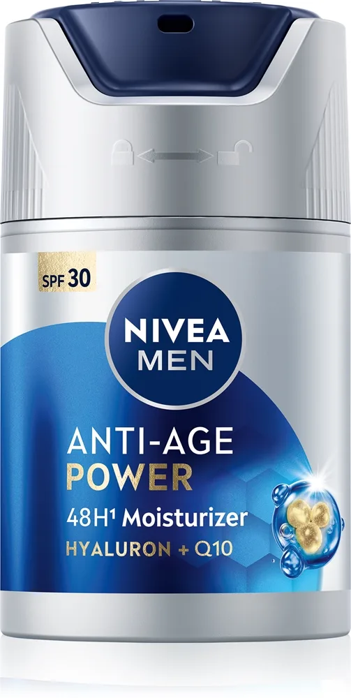 NIVEA MEN Anti-Age Power Intensiv fuktgivare mot rynkor SPF 30 50 ml