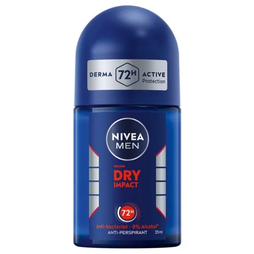 NIVEA Men Dry Impact Roll On Mini 25 ml