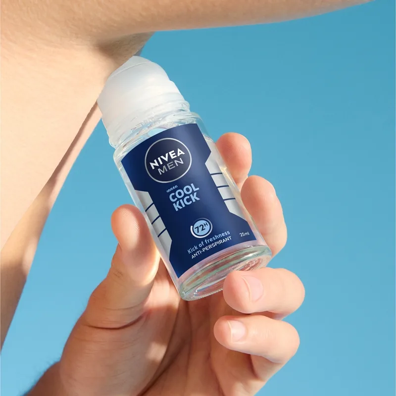 NIVEA MEN Cool Kick Roll-On Antiperspirant för män 50 ml