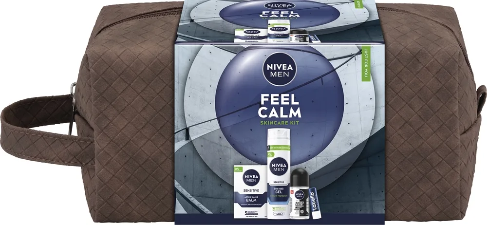 NIVEA MEN Feel Calm Presentförpackning för känslig hud