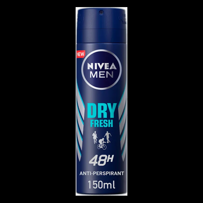 Nivea for Men Dry Fresh Male Spray (150 ml)