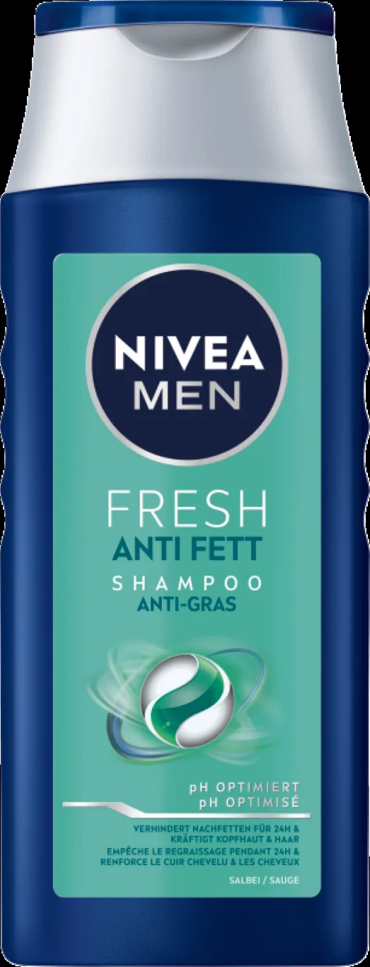 NIVEA Men fresh anti-Fett Shampoo, 250 ml Shampoo