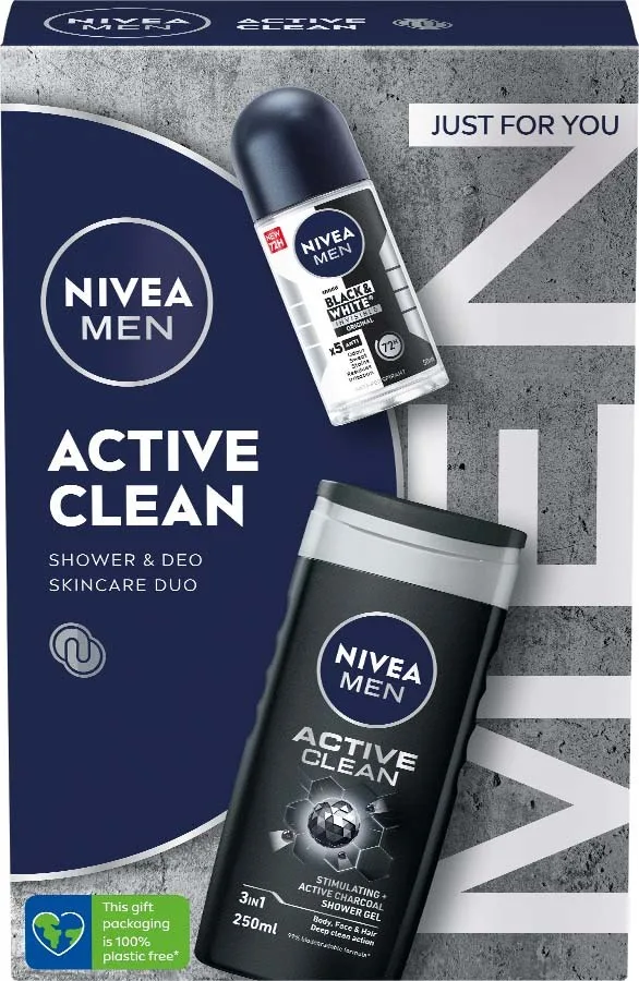 NIVEA MEN Giftpack Active Clean