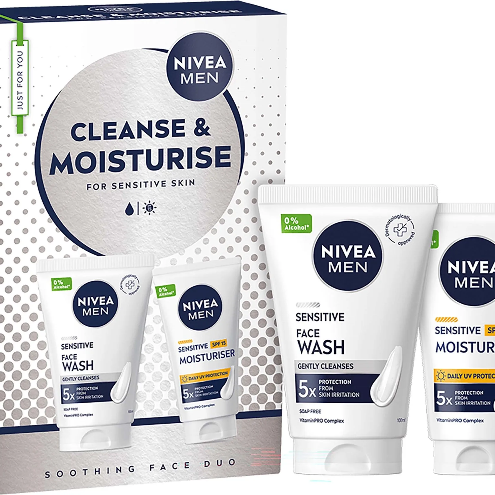 Nivea Men Giftpack Cleanse & Moisturise