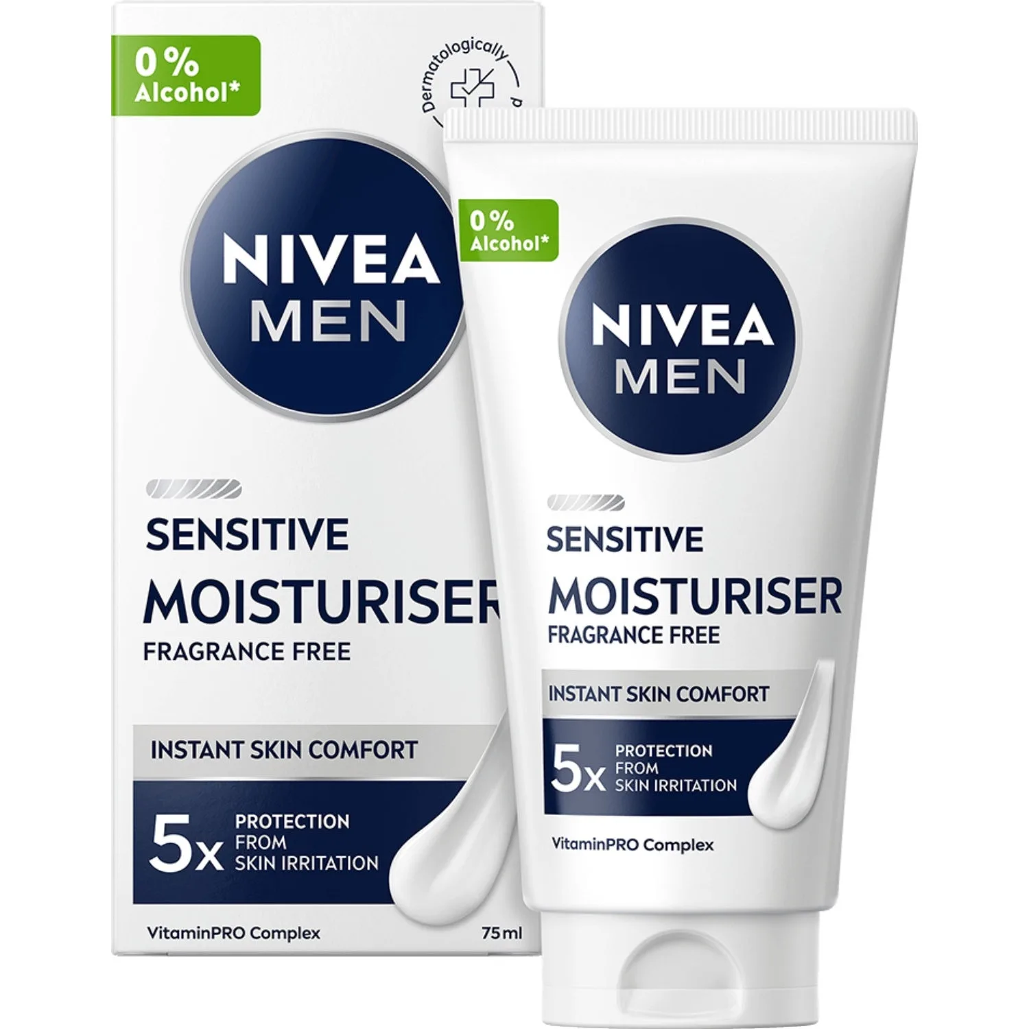 Nivea Men Sensitive Moisturiser Face Cream 75 ml
